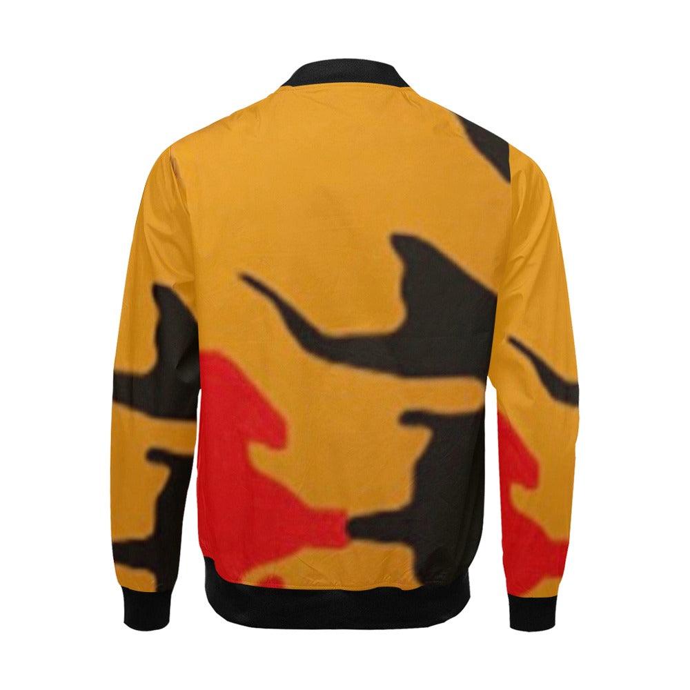 fz men's designer jacket- abstract men's all over print casual jacket (model h19)