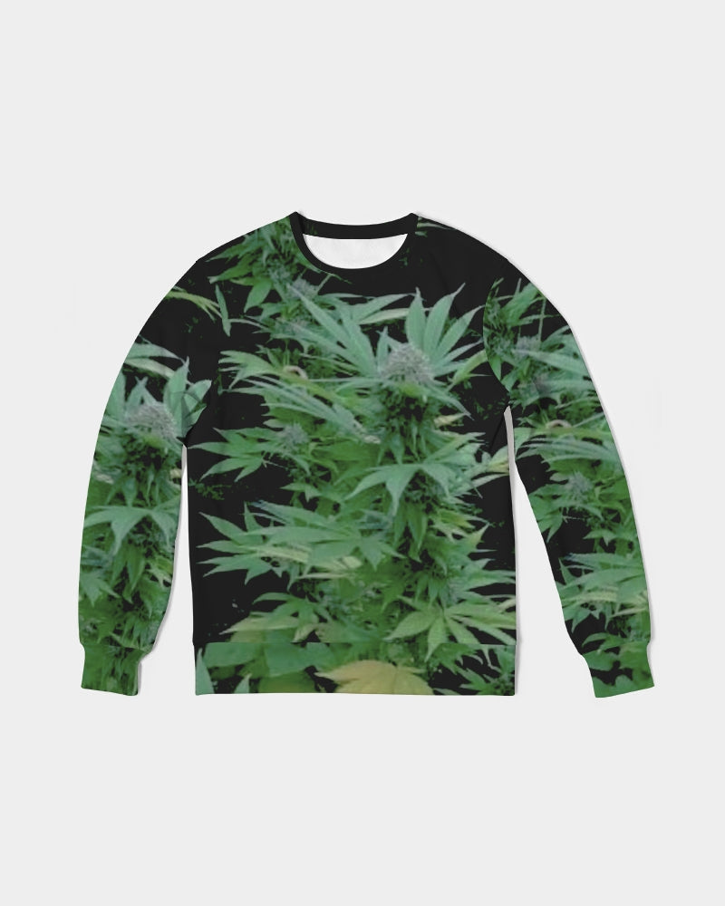 the bud - darker shade men's classic french terry crewneck pullover