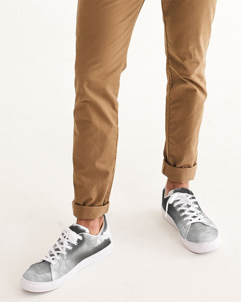 white zone upgraded men's faux-leather sneaker