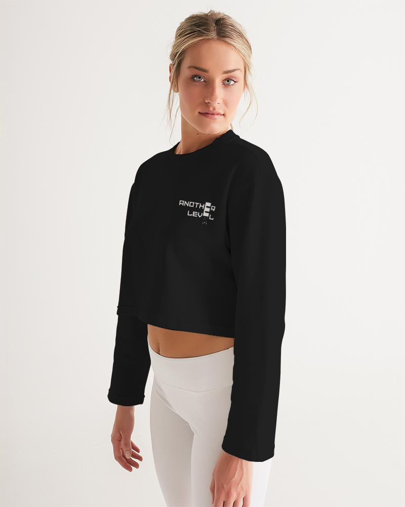 black zone women's cropped sweatshirt