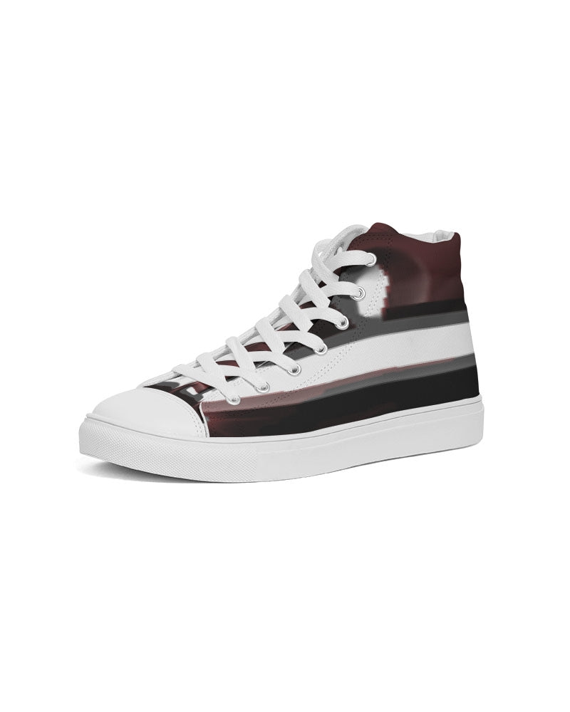 the zone circle men's hightop canvas shoe