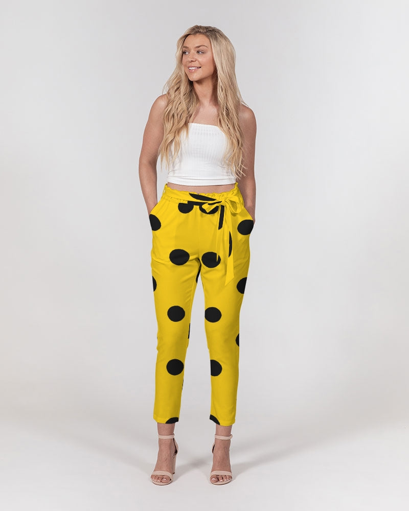 fz dot women's belted tapered pants