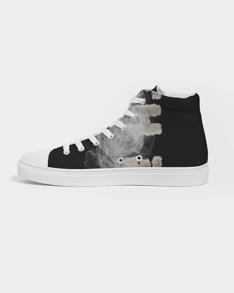 smokin black women's hightop canvas shoe