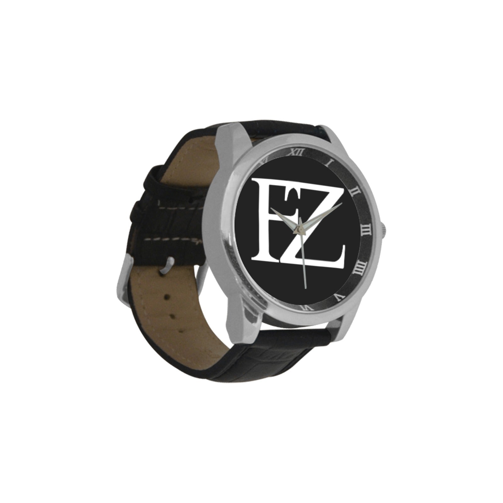 fz original watch men's leather strap large dial watch (model 213)