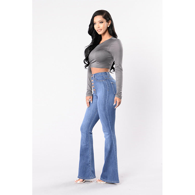 fz women's high-waist jeans pants