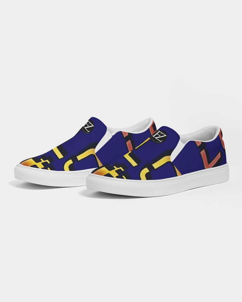 blue zone women's slip-on canvas shoe