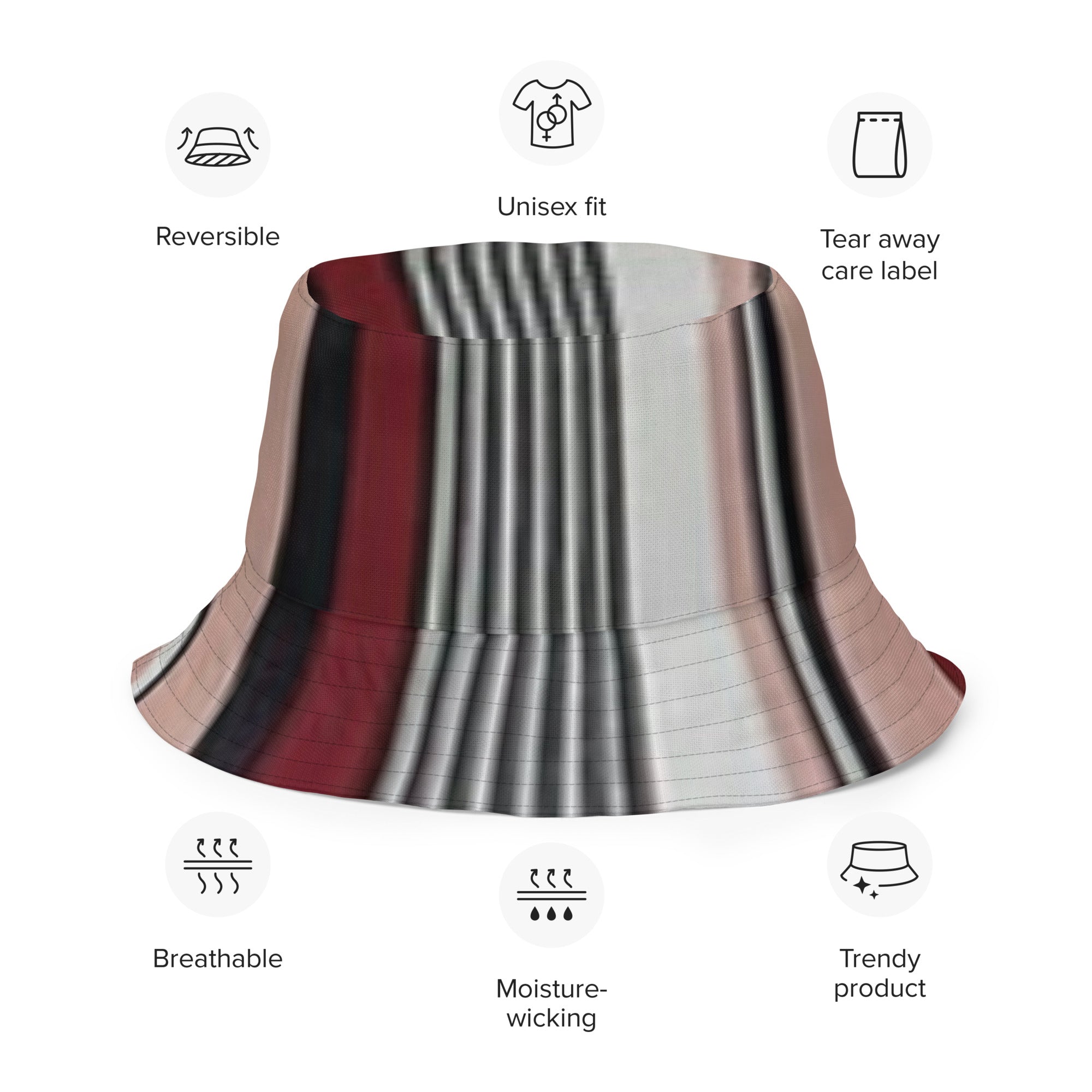 FZ Unisex Reversible bucket hat - FZwear