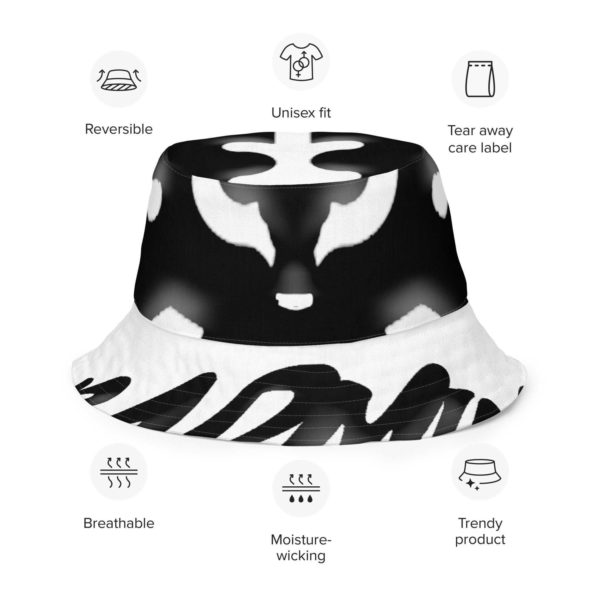FZ Unisex Reversible bucket hat - FZwear