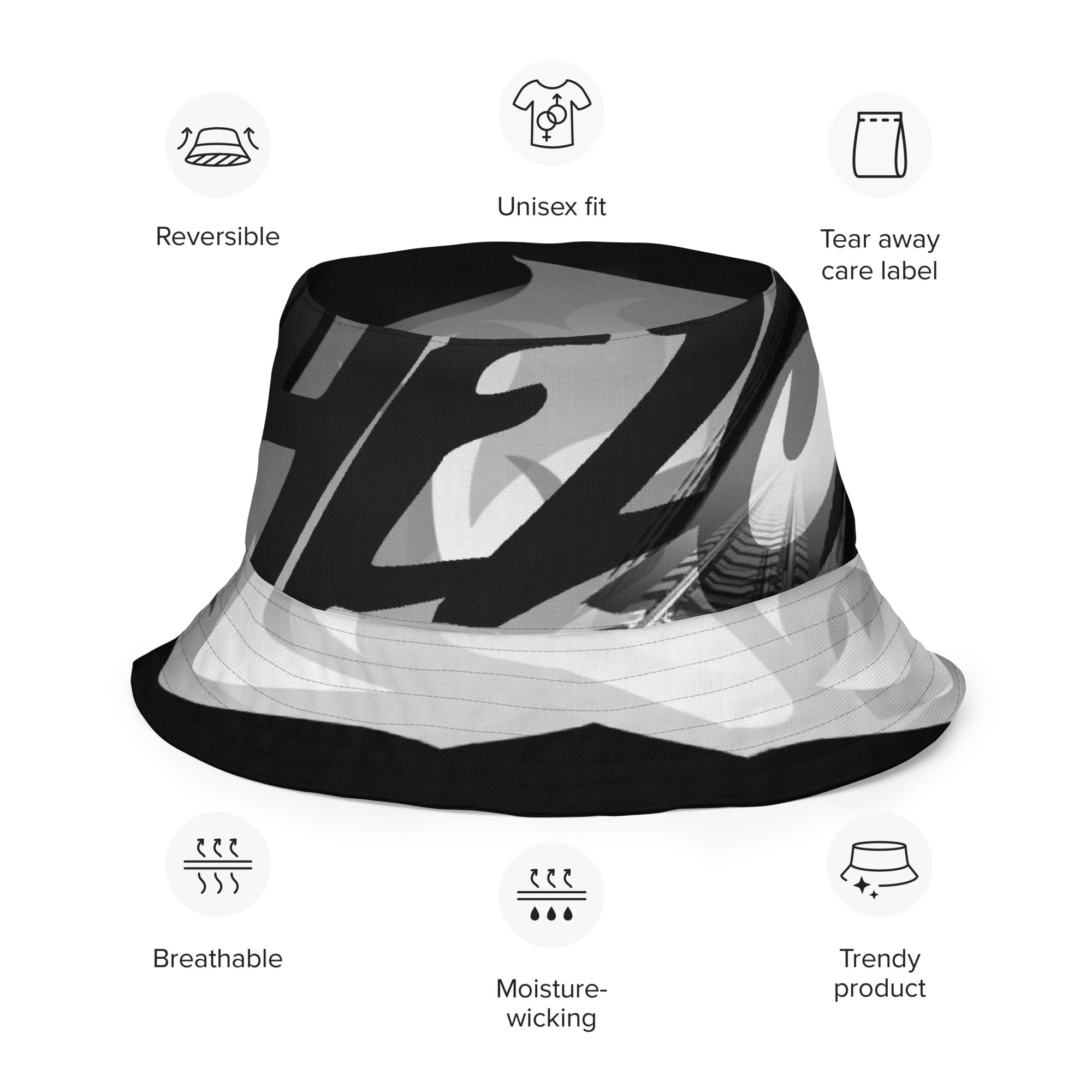 FZ Unisex Reversible bucket hat - FZwear