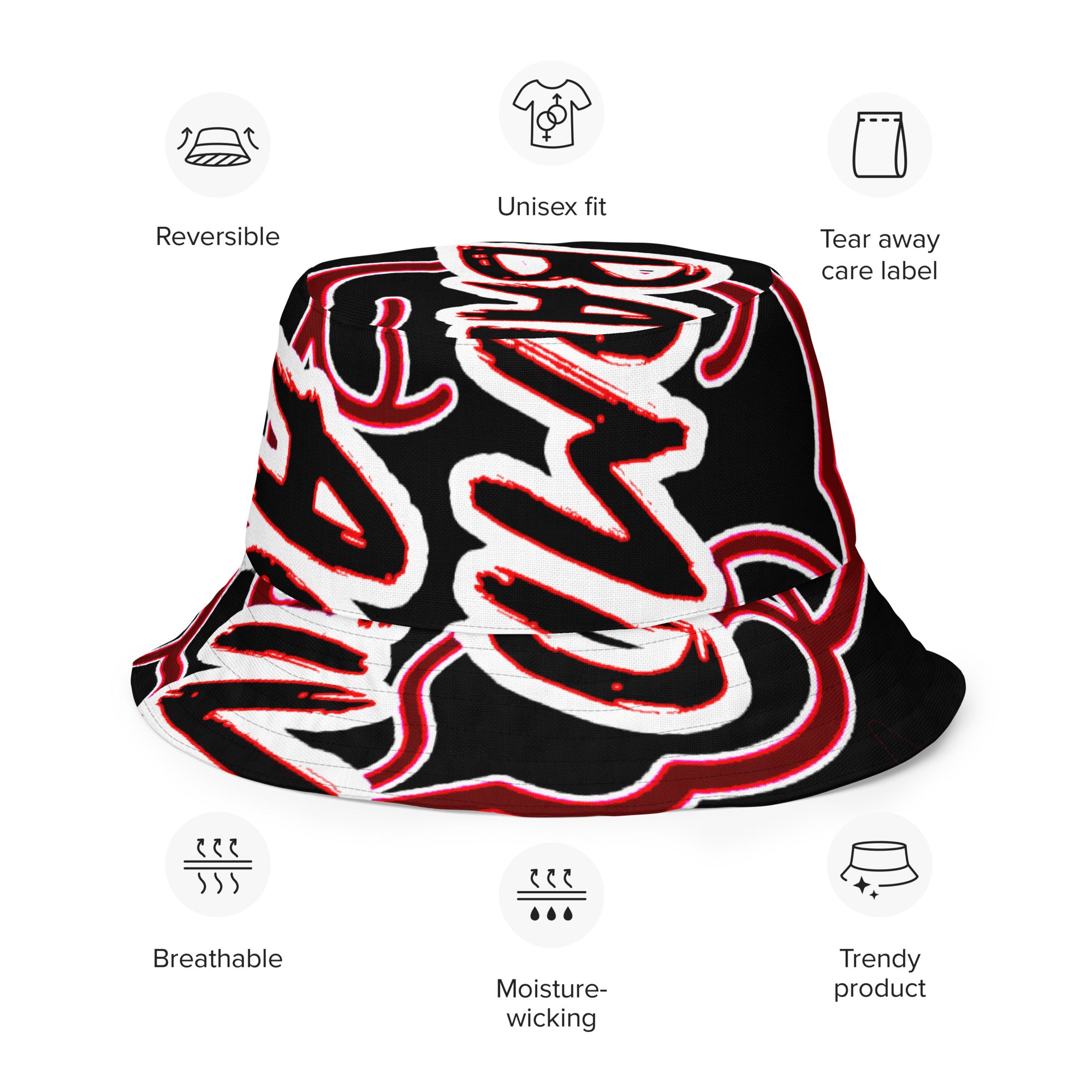 FZ Unisex Reversible bucket hat - FZwear