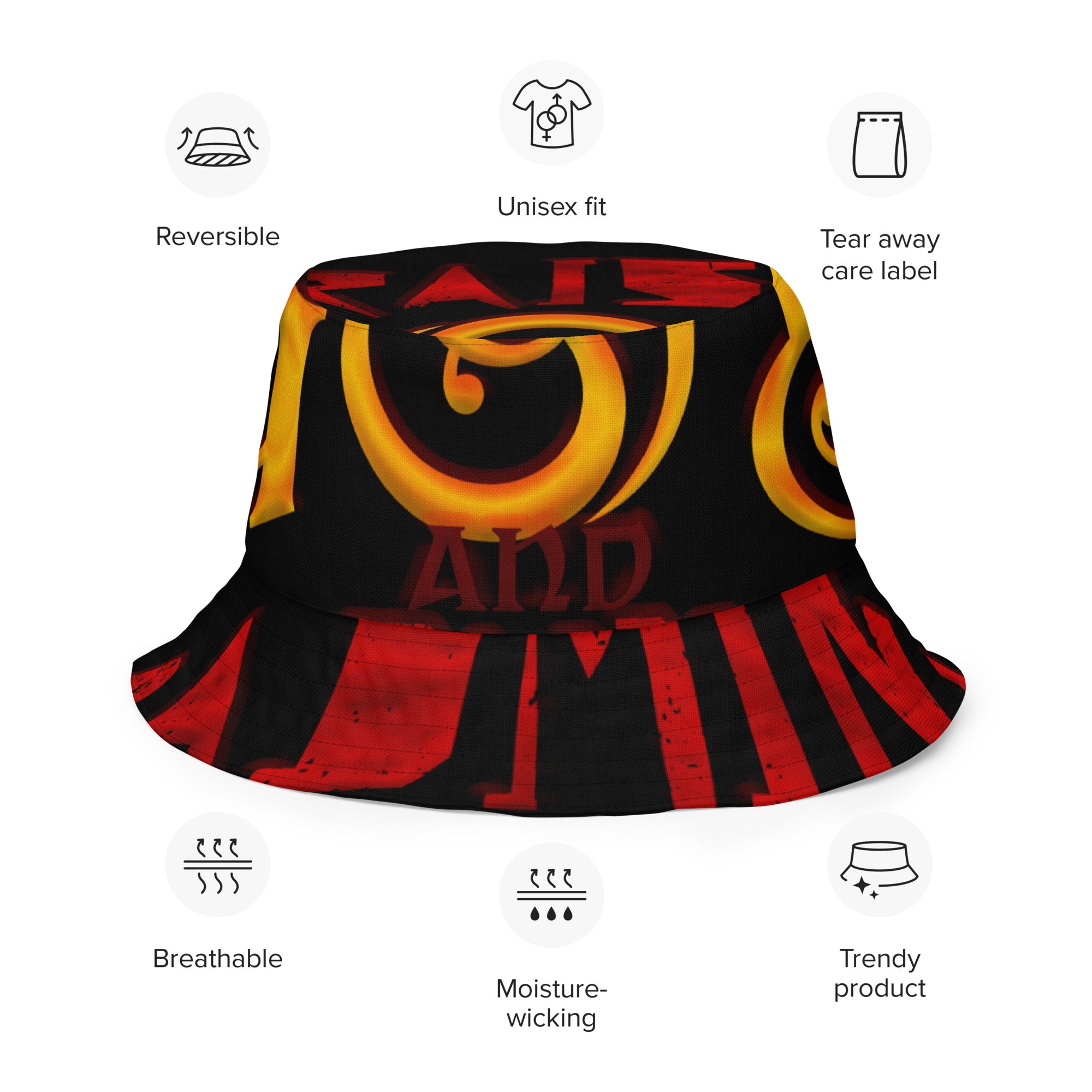 FZ Unisex Reversible bucket hat - FZwear