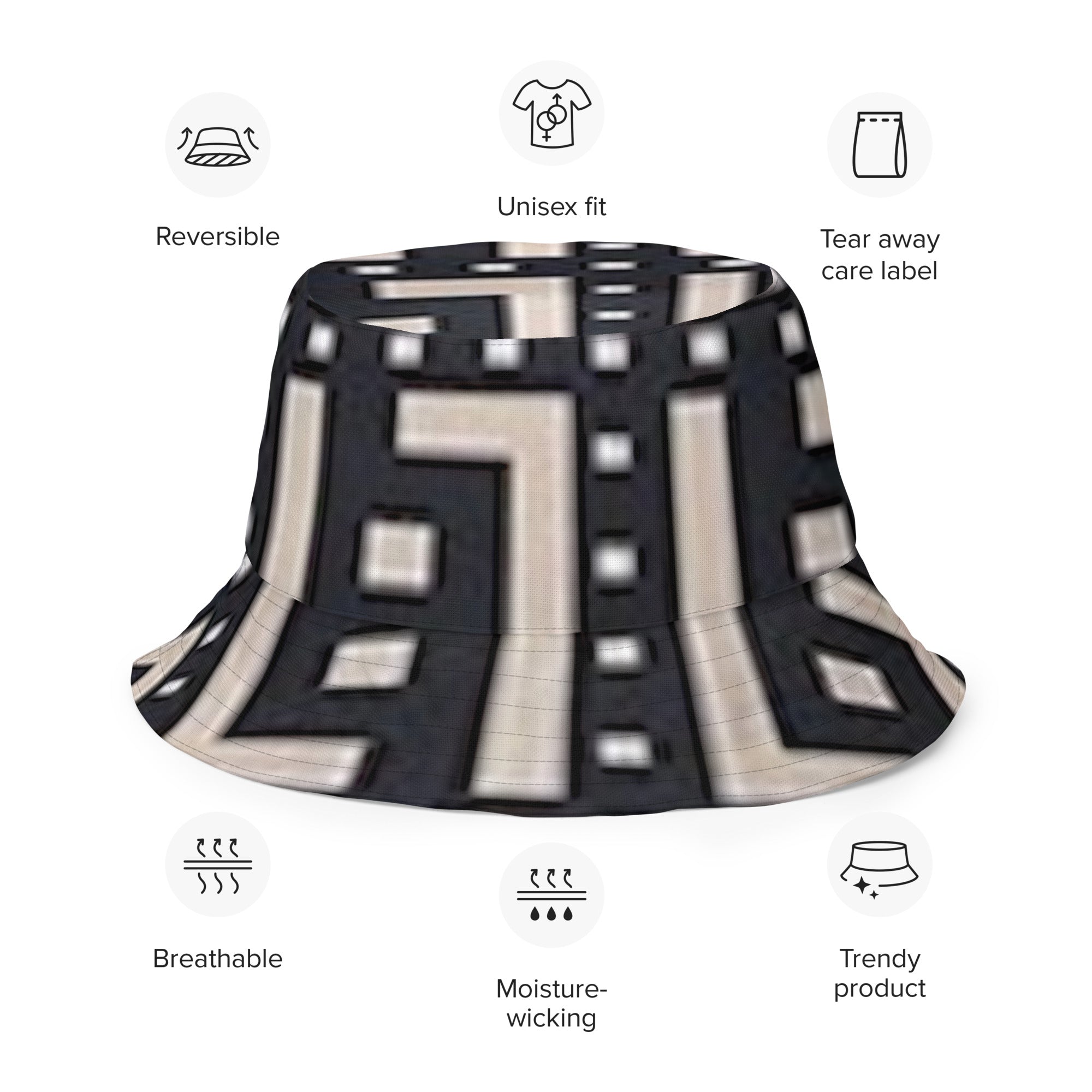 FZ Unisex Reversible bucket hat - FZwear