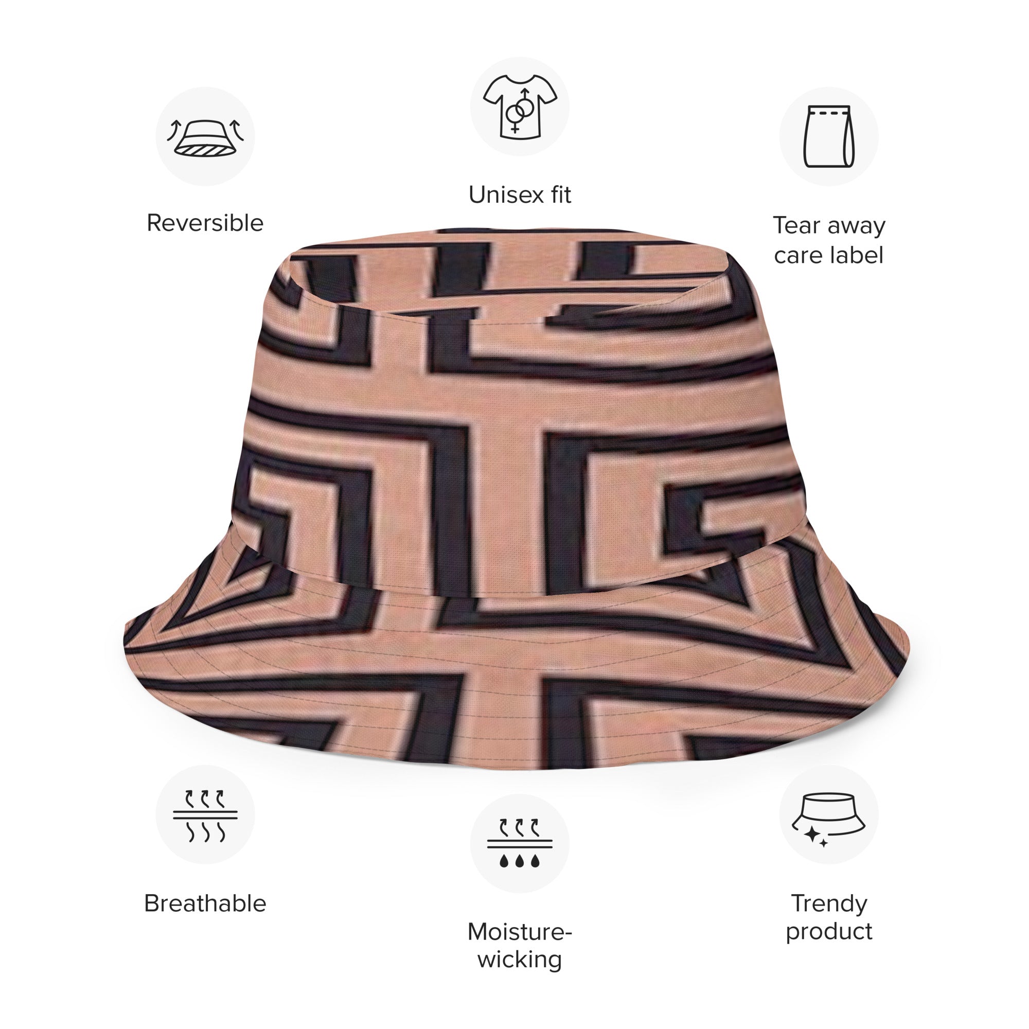 FZ Unisex Reversible bucket hat - FZwear