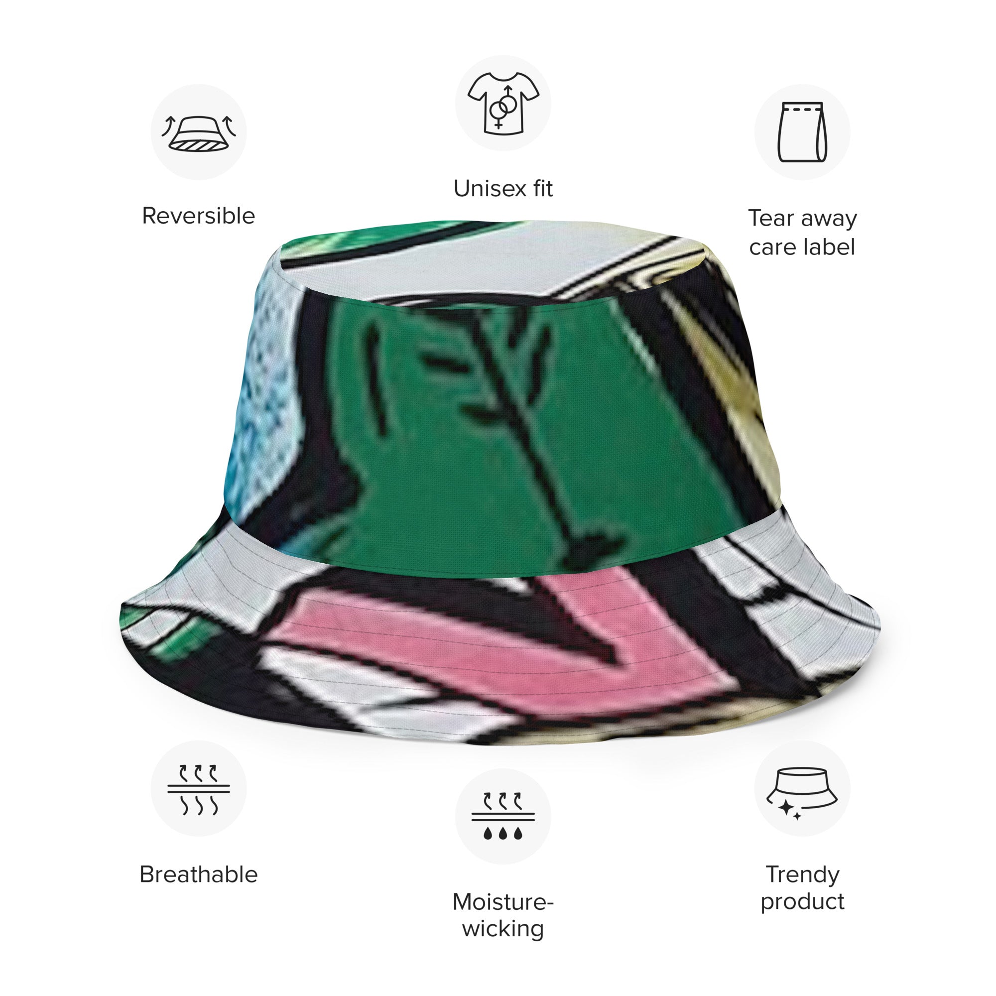 FZ Unisex Reversible bucket hat - FZwear