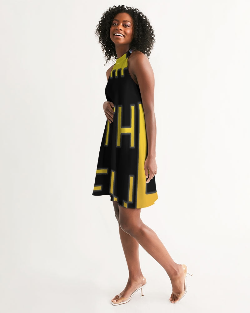 black zone women's halter dress