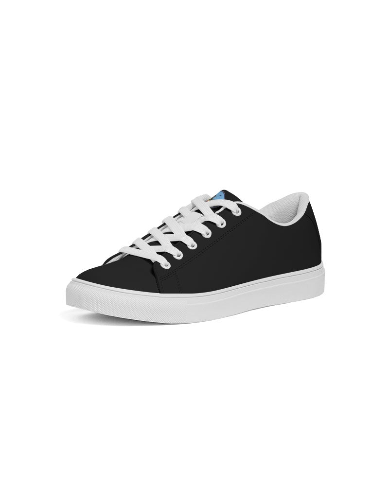 plain flite men's faux-leather sneaker