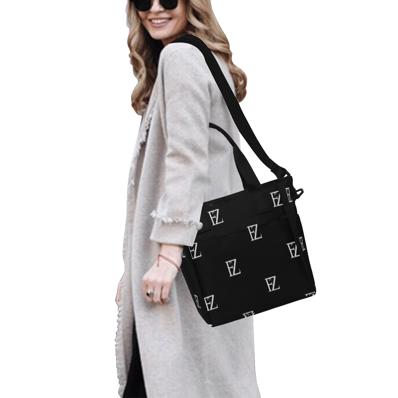 fz lunch bag - original insulated lunch tote bag with shoulder strap (model1724)