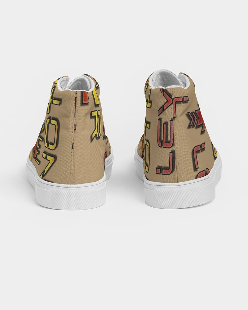 grounded flite women's hightop canvas shoe