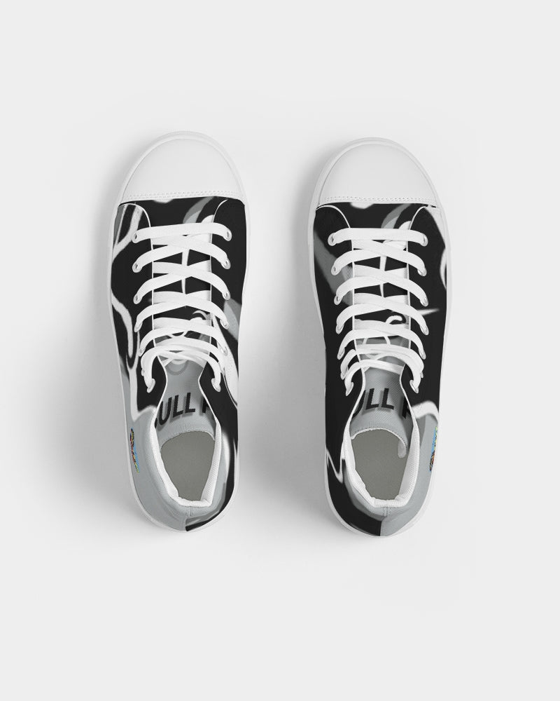 grey zone men's hightop canvas shoe