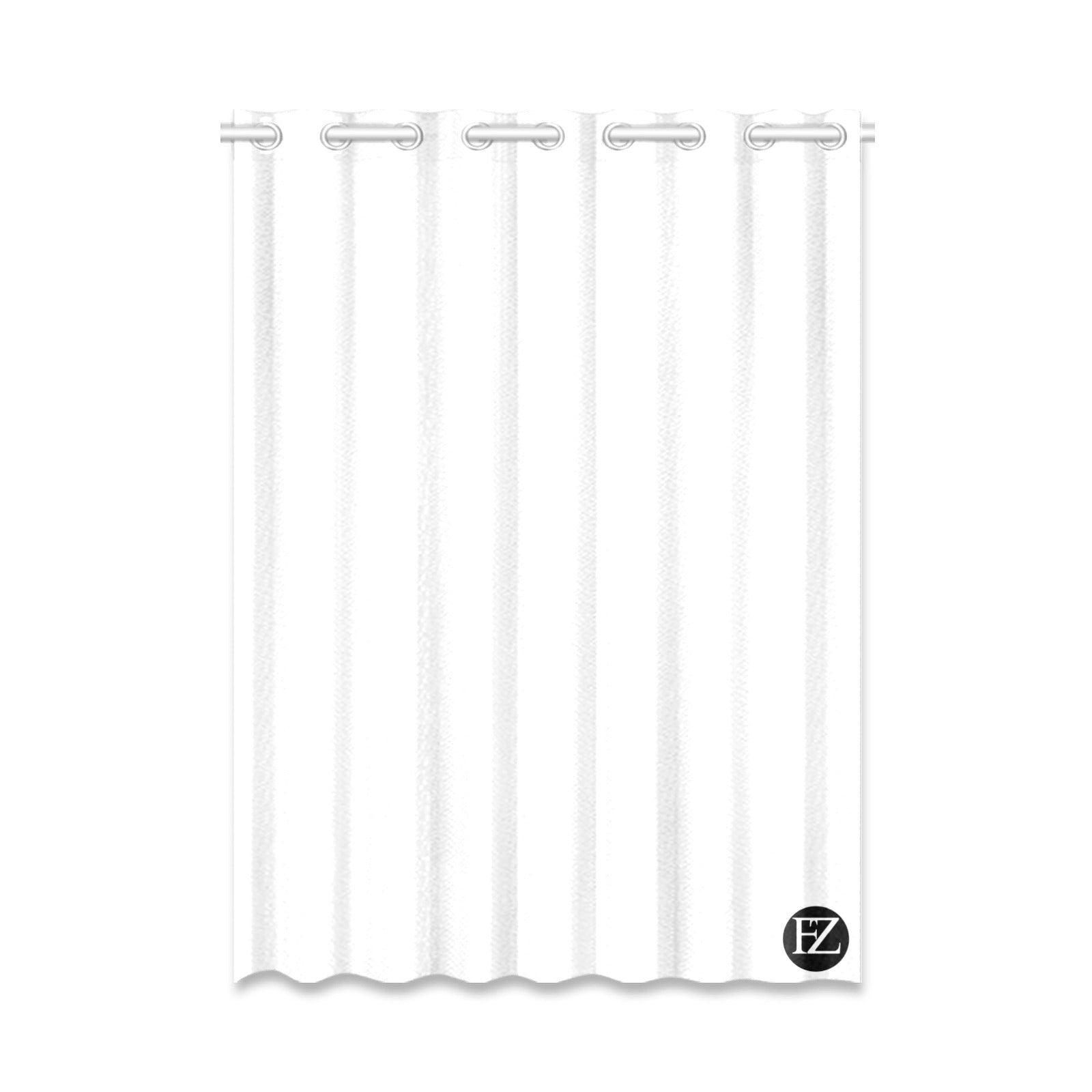 fz window curtain one size / fz room curtains - white window curtain 52" x 72" (one piece)