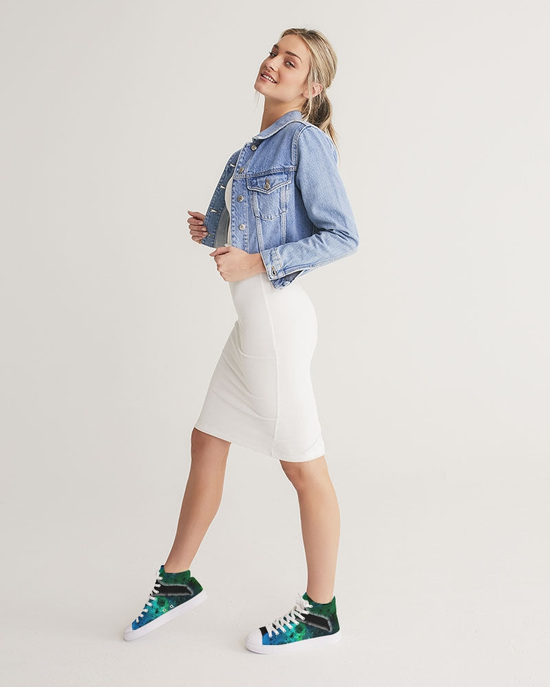 fz future zone women's hightop canvas shoe