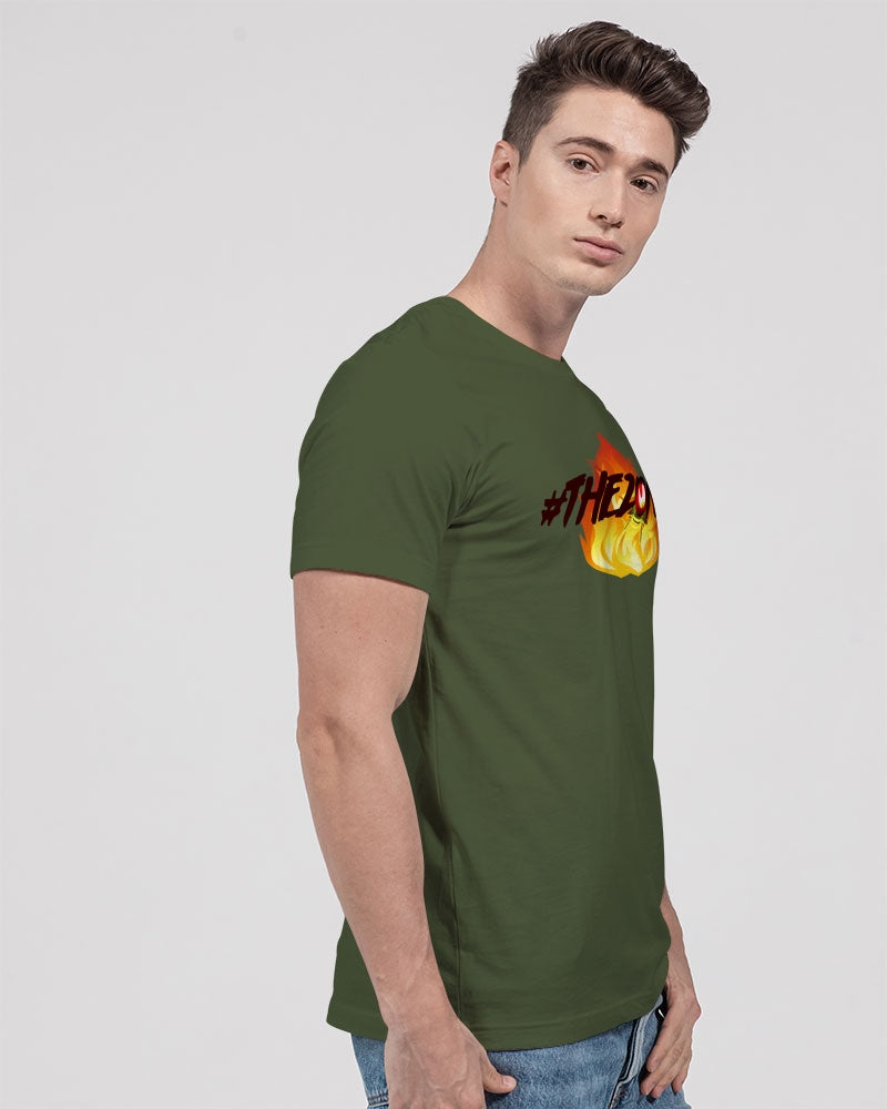 the zone unisex jersey tee | b&c