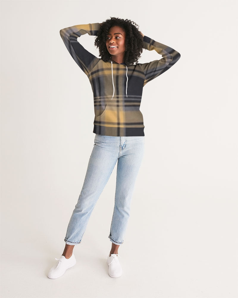 fz plaid women's hoodie