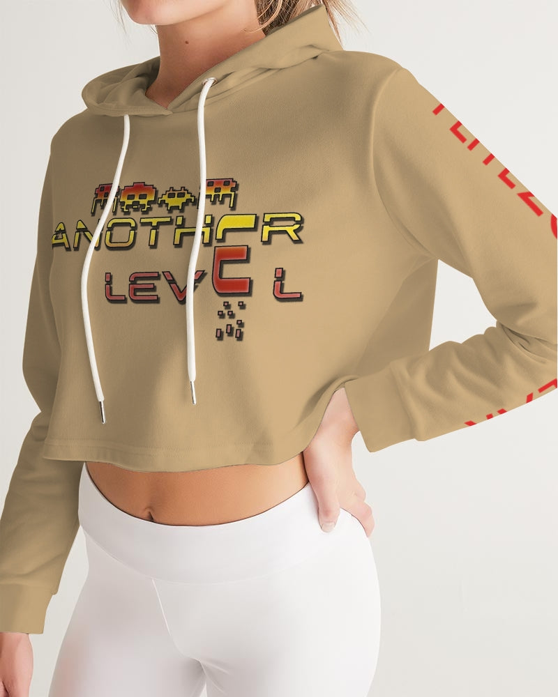 grounded flite women's cropped hoodie