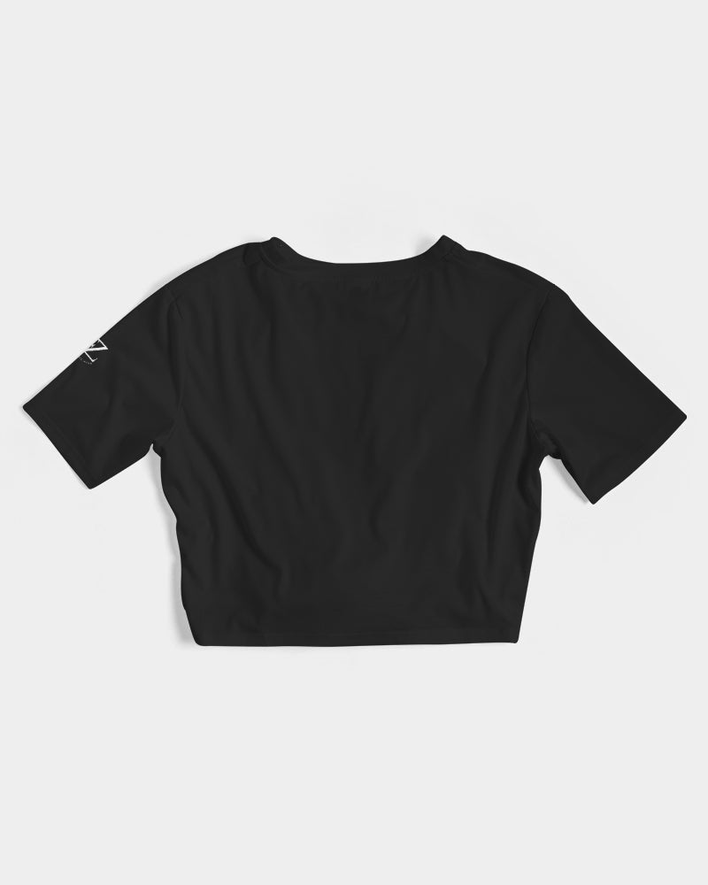 dark flite women's twist-front cropped tee