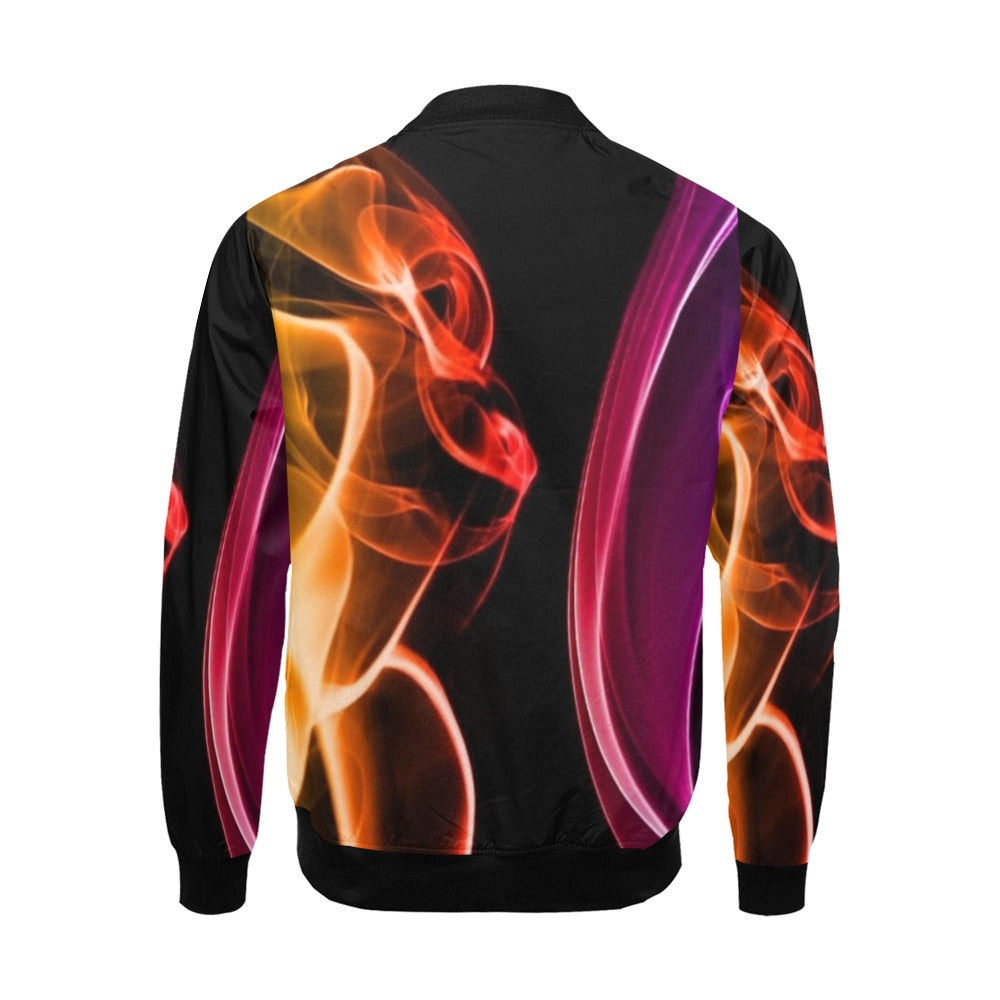 fz men's designer jacket men's all over print casual jacket (model h19)