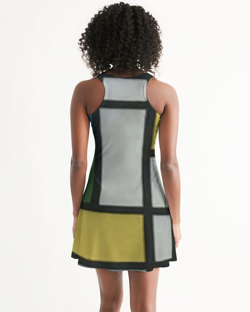 fzwear pattern zone women's racerback dress