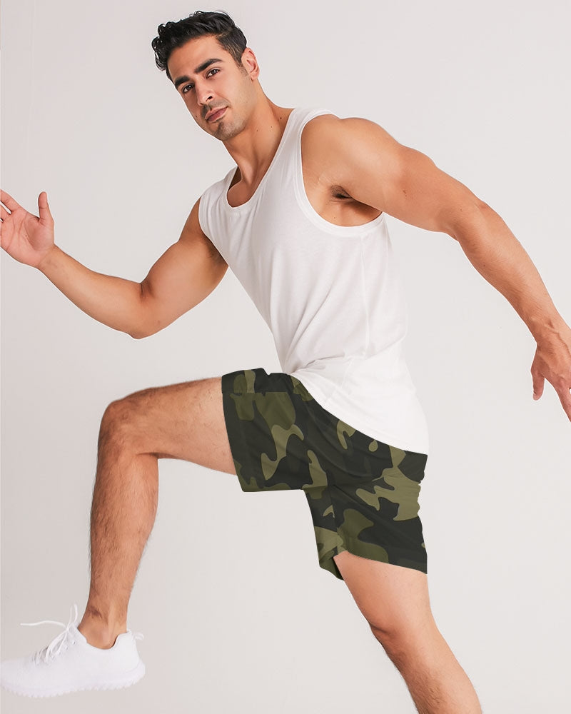 darker shade men's jogger shorts