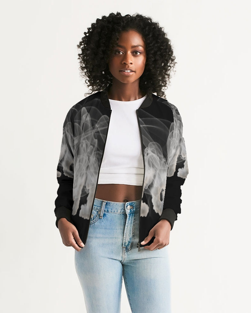 smoking the highest women's bomber jacket