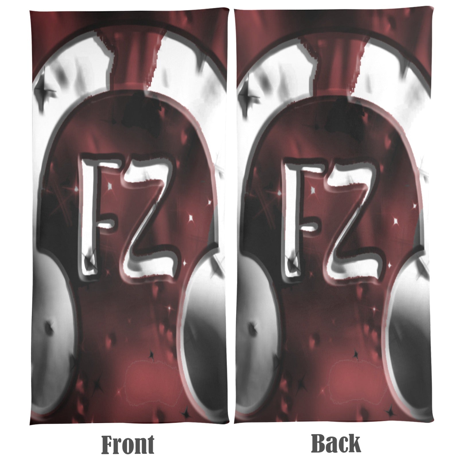 fz beach towel abstract 2 beach towel 31"x71"(two sides with different printing)