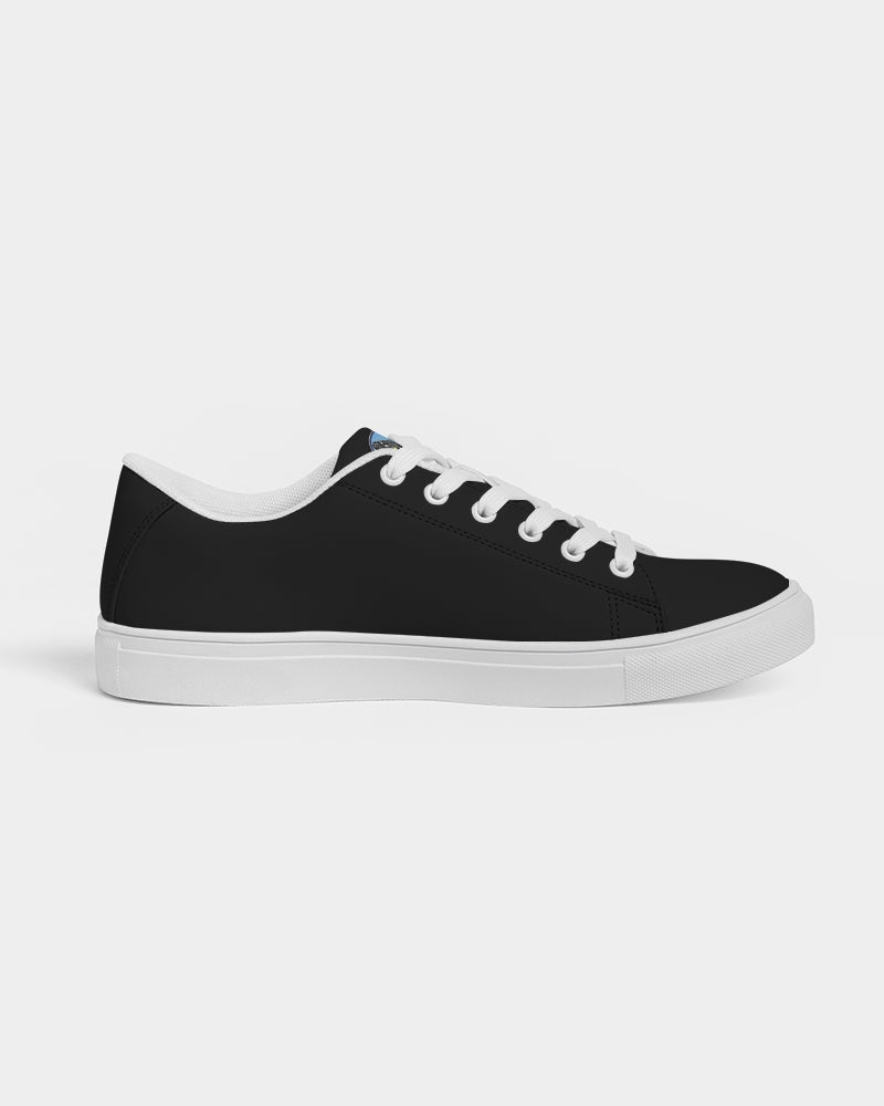 plain flite men's faux-leather sneaker