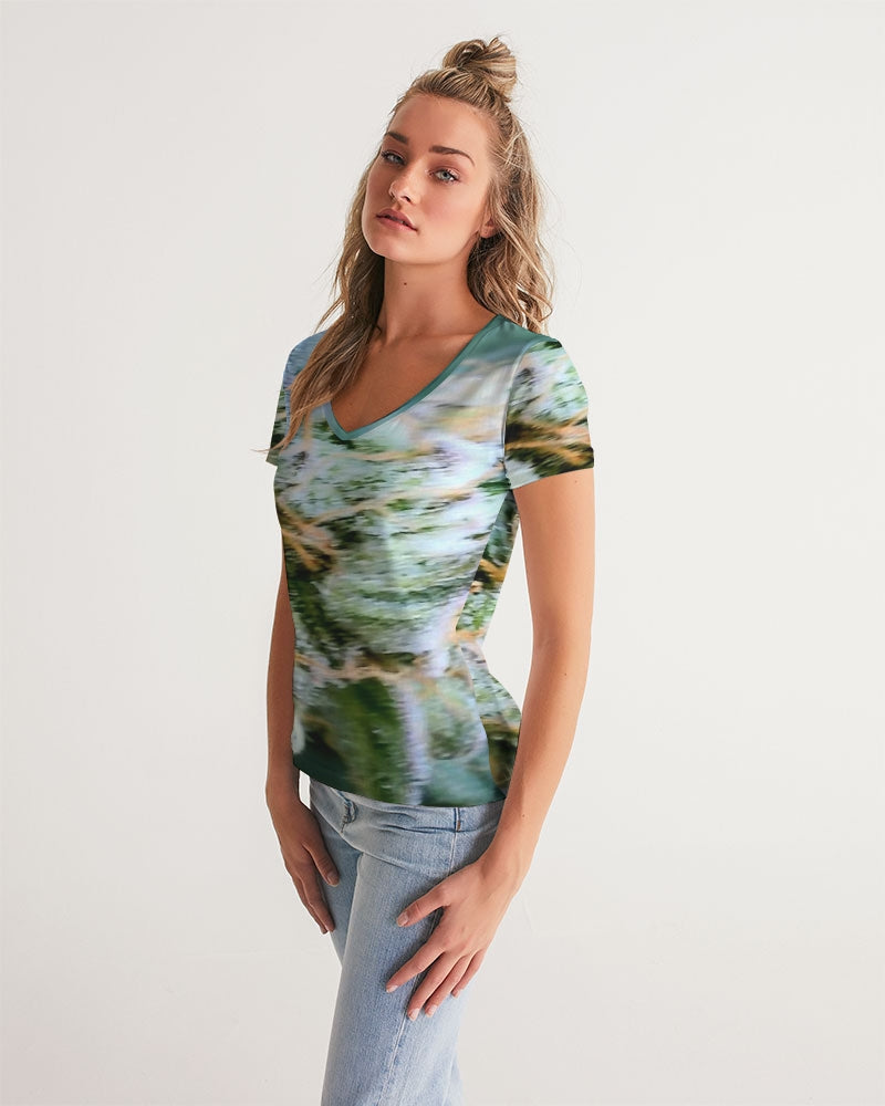 fz nature upgraged women's v-neck tee