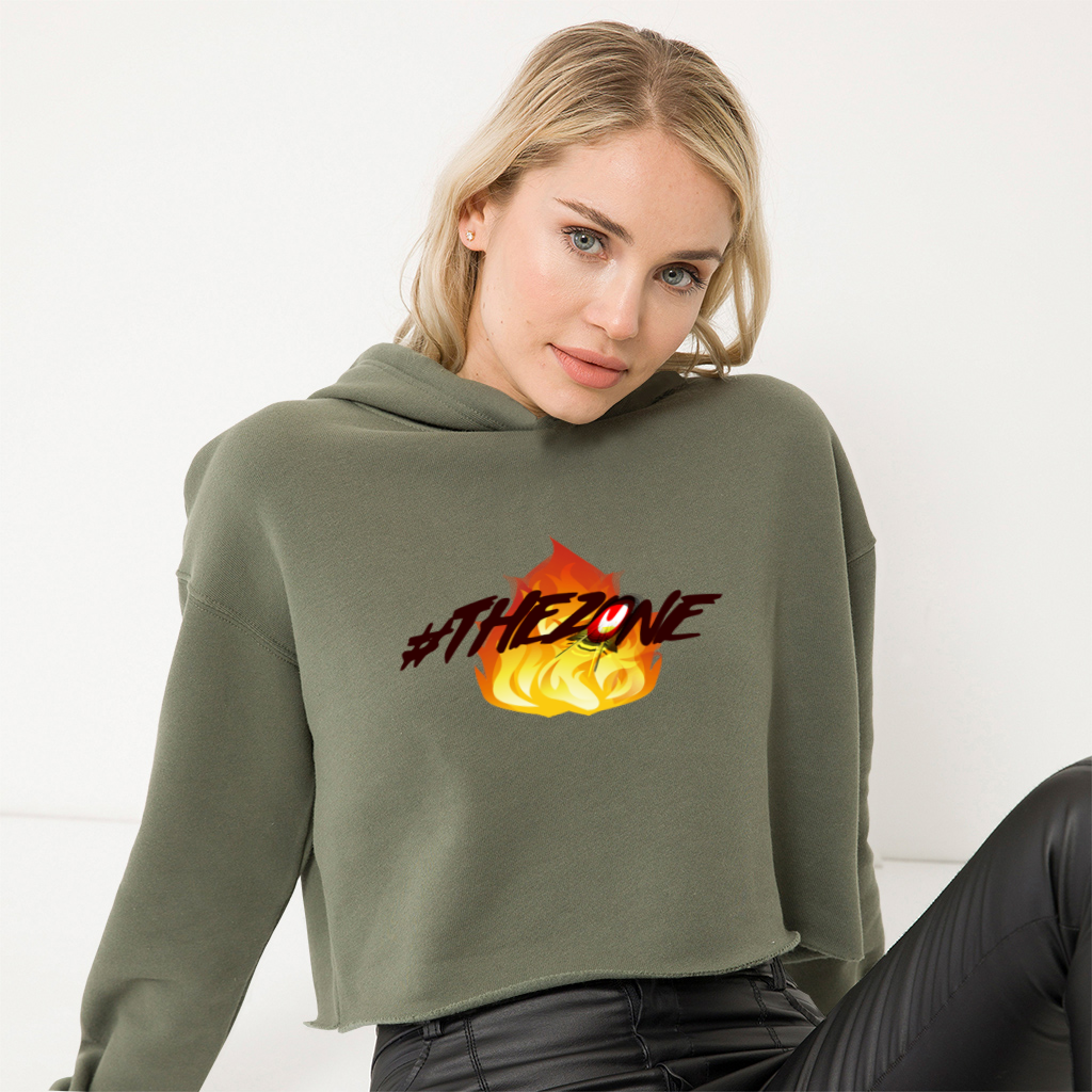 fz women's fleece sweatsuit cropped top