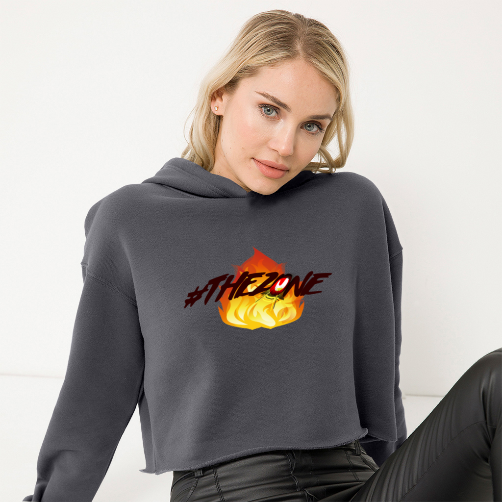 fz women's fleece sweatsuit cropped top