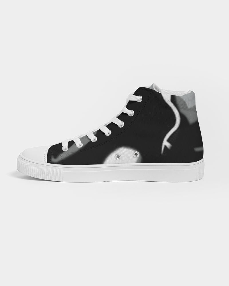grey zone women's hightop canvas shoe