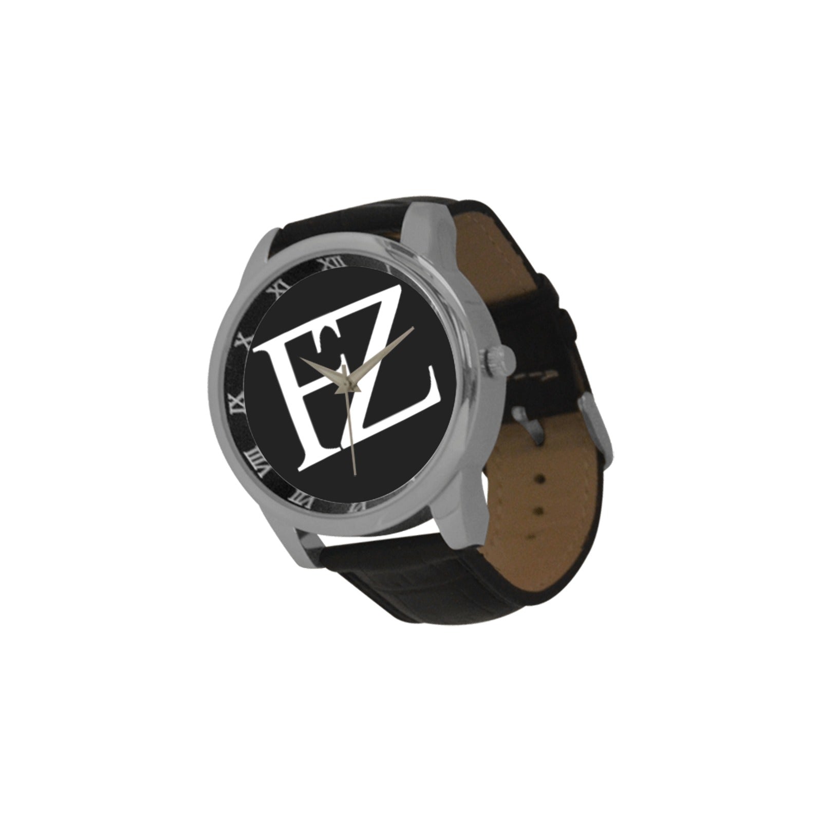 fz original watch men's leather strap large dial watch (model 213)