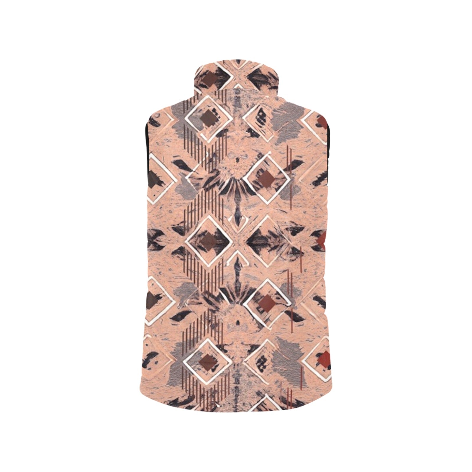 FZ Women's African Print Puff Jacket 1 - FZwear