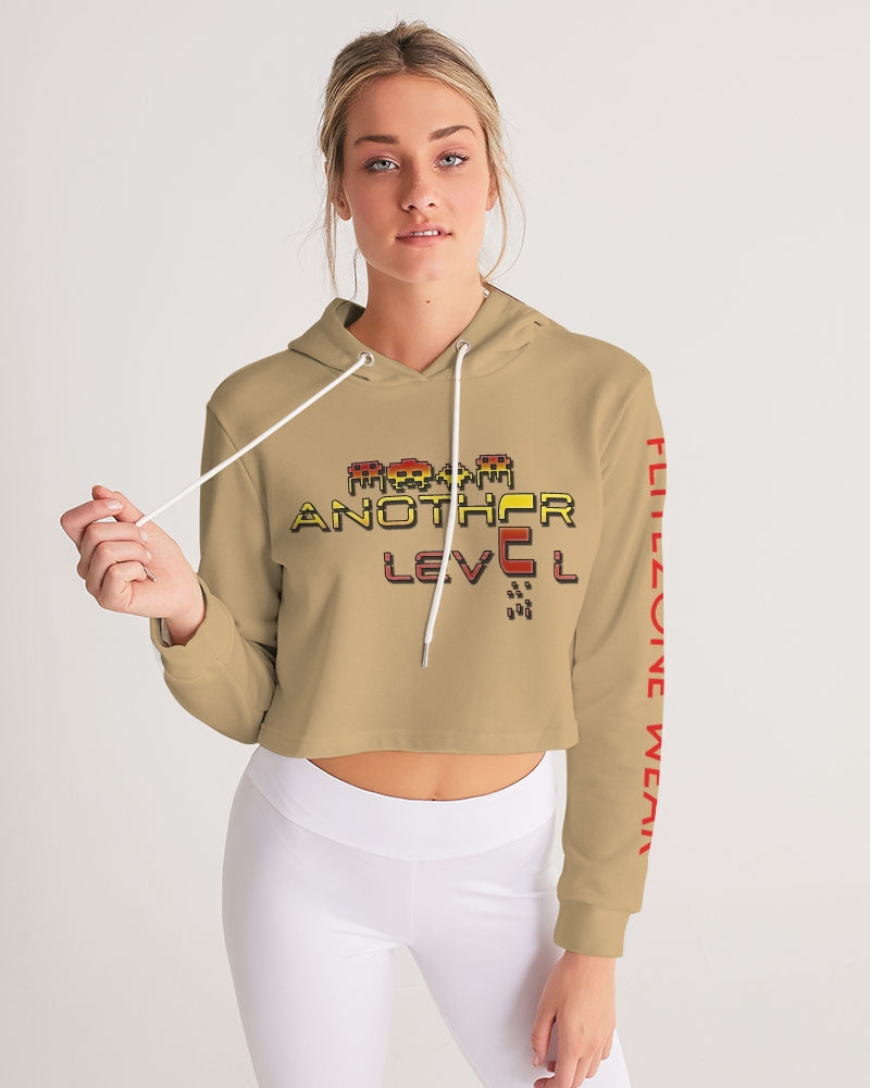 grounded flite women's cropped hoodie
