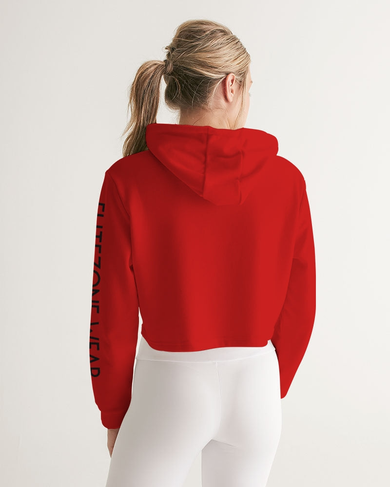 fire flite women's cropped hoodie
