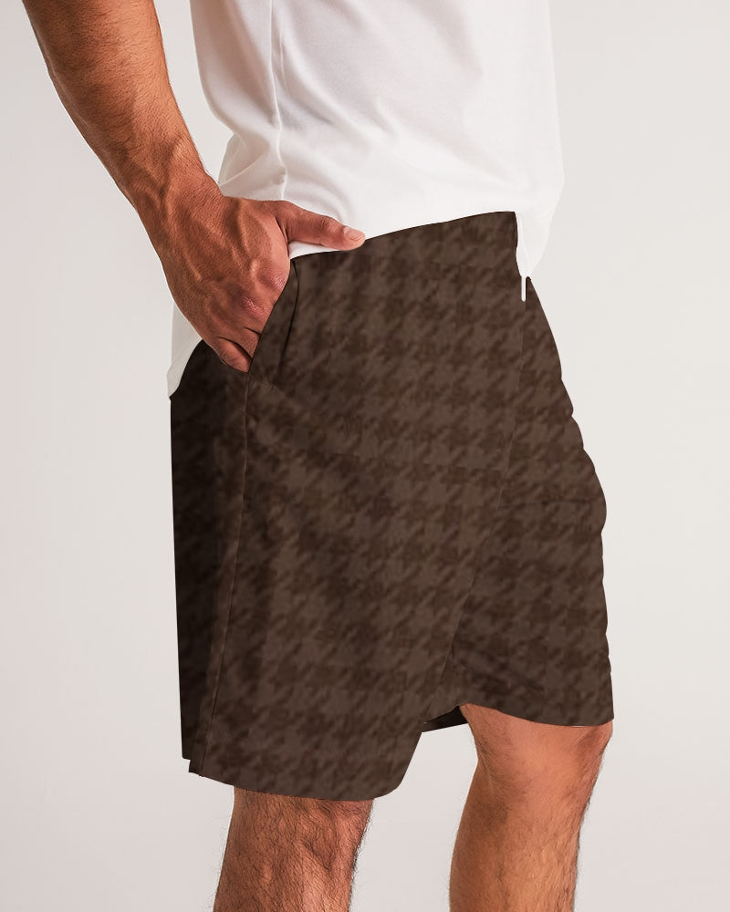 fz plaid men's jogger shorts