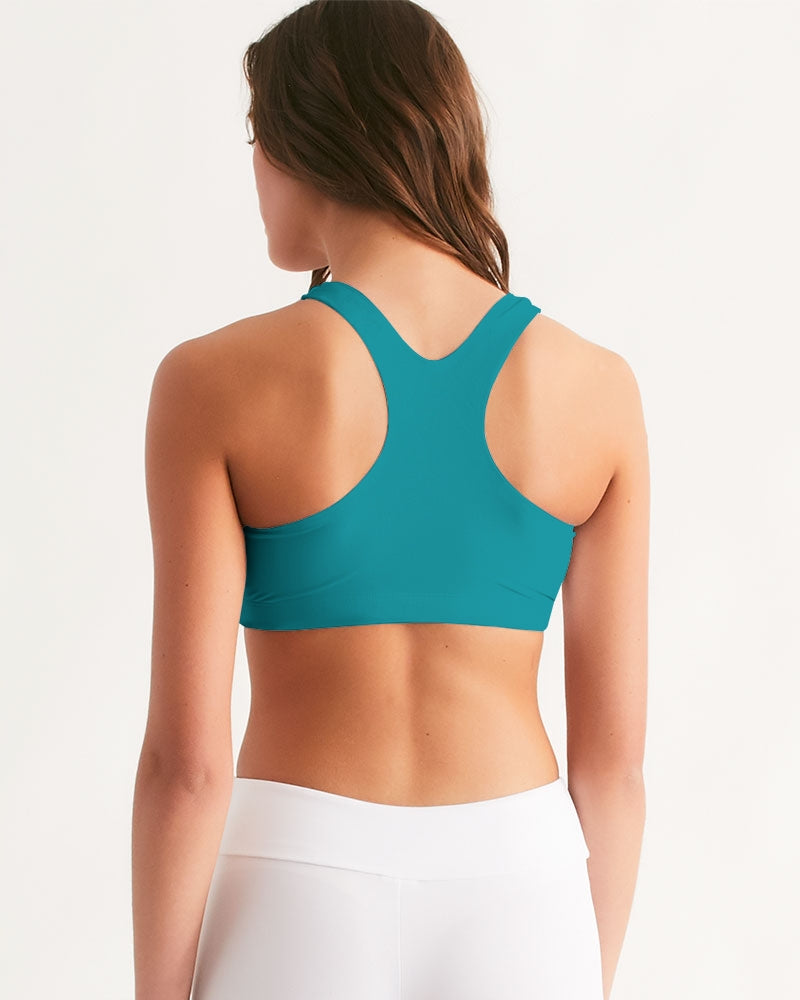 blue sky women's seamless sports bra
