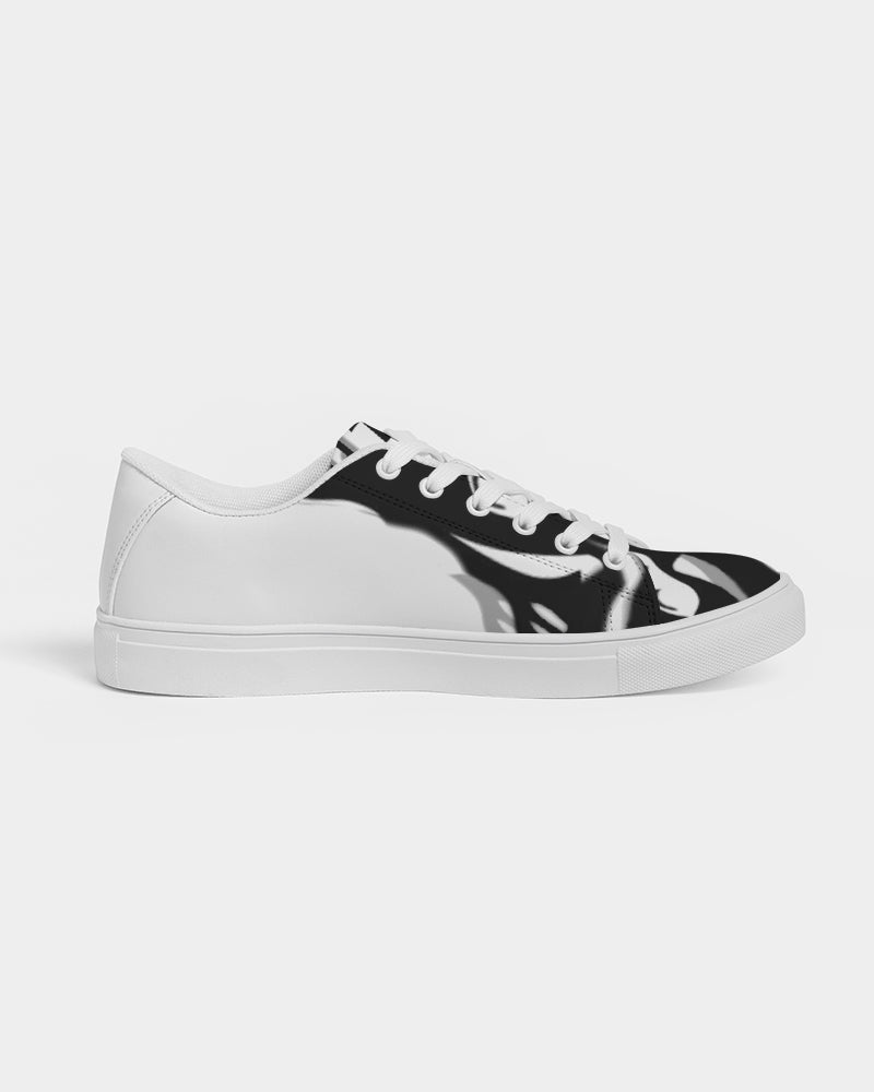 the white bull women's faux-leather sneaker