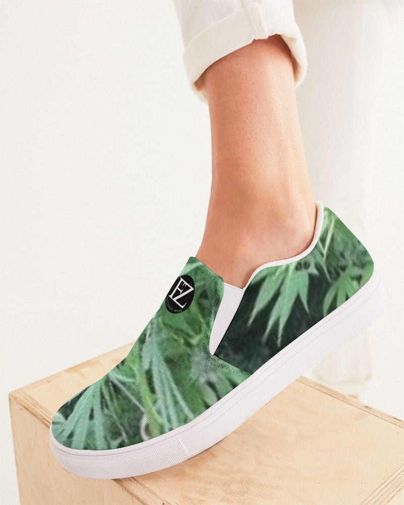 orange hill - lighter shade women's slip-on canvas shoe