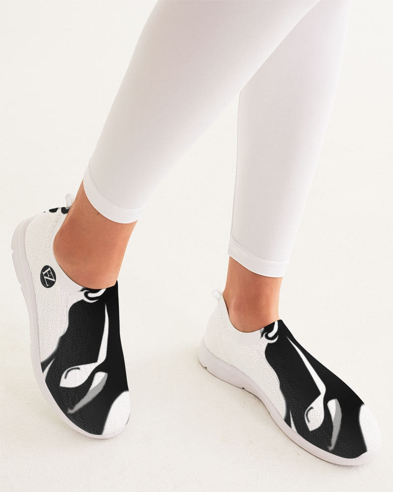 the white bull women's slip-on flyknit shoe