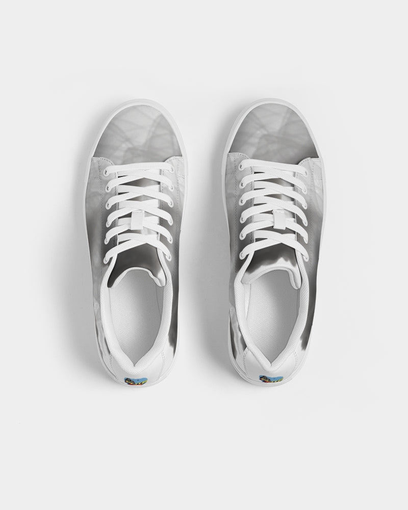 white zone upgraded men's faux-leather sneaker