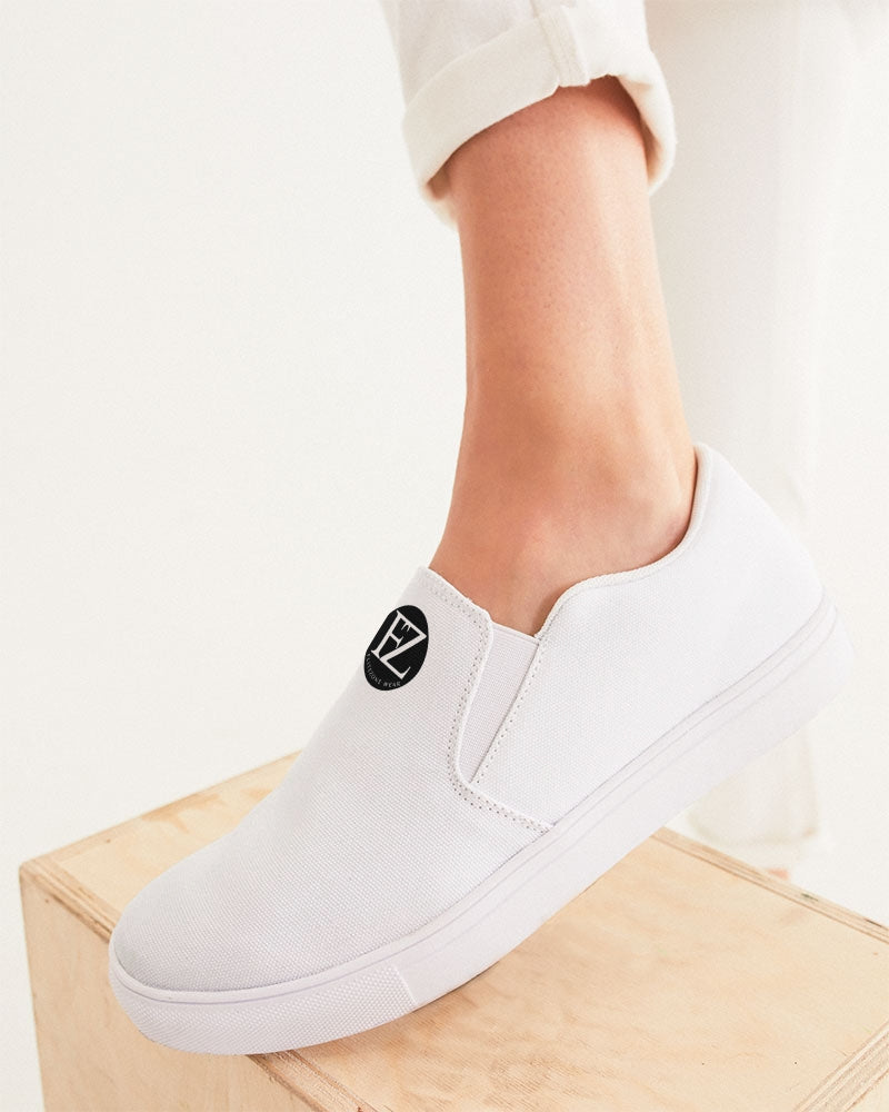 white flite women's slip-on canvas shoe